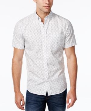 Izod Men's Anchor Print Short-sleeve Shirt