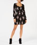 American Rag Juniors Printed Lace-up Dress, Created For Macy's