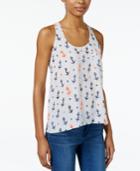 Maison Jules Anchor-print Racerback Tank Top, Only At Macy's