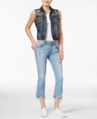 Dl 1961 Lara Cropped Frayed-hem Flared Jeans