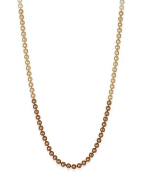 Charter Club Gold-tone Ombre Beaded Long Necklace, Only At Macy's
