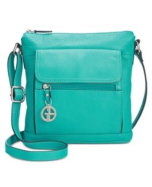 Giani Bernini Pebble Leather Crossbody, Only At Macy's