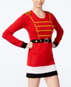 Planet Gold Juniors' Nutcracker Holiday Sweater Dress