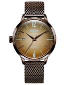 Welder Moody Women's Brown Stainless Steel Mesh Bracelet Watch 38mm