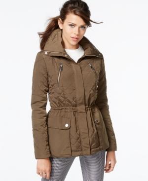 Bcbgeneration Hooded Quilted Anorak Jacket