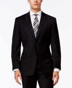 Calvin Klein Black Peak Lapel Modern Fit Jacket