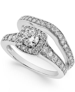 Diamond Frame Bridal Set (1-1/4 Ct. T.w.) In 14k Yellow Or White Gold