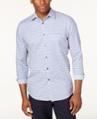 Tasso Elba Men's Long-sleeve Checked Shirt, Only At Macy's