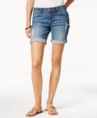 Kut From The Kloth Ripped Triumph Wash Shorts