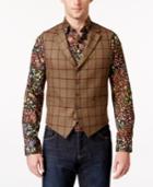 Tallia Men's Windowpane Vest
