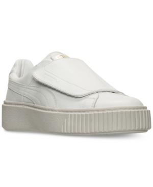 Puma Women's Basket Platform Strap Casual Sneakers From Finish Line