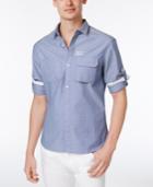 Armani Exchange Men's Double Pocket Chambray Shirt