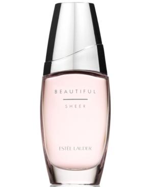 Estee Lauder Beautiful Sheer Eau De Parfum Spray, 2.5 Oz