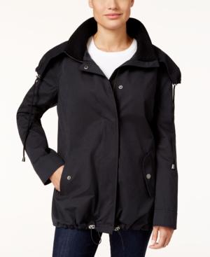 Style & Co. Hooded Twill Jacket, Only At Macy's