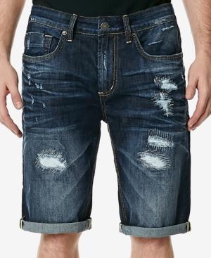 Buffalo David Bitton Men's Parker-x Destroyed Denim Shorts