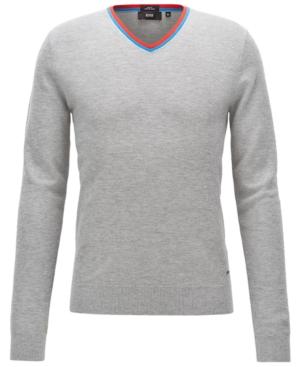 Boss Men's Slim-fit V-neck Sweater