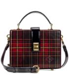 Patricia Nash Tartan Plaid Tauria Box Satchel