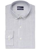 Bar Iii Carnaby Collection Slim-fit Navy Bengal Stripe Dress Shirt, Only At Macy's