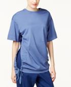 Dkny Cotton Tie-hem T-shirt