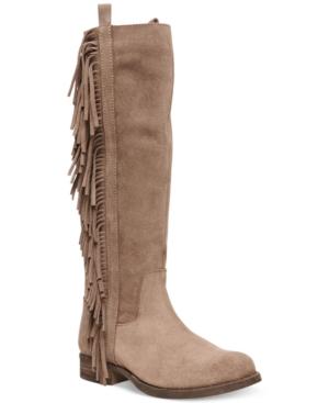 Steven By Steve Madden Dalton Tall Fringe Boots Women's Shoes