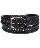 Tommy Hilfiger Men's Braided Leather Belt