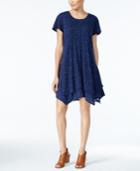 Style & Co Layered Handkerchief-hem Dress, Only At Macy's