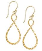 Giani Bernini Twisted Teardrop Earrings In 24k Gold Over Sterling Silver