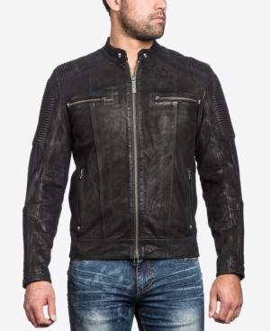 Affliction Men's Fury Road Leather Moto Jacket