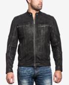 Affliction Men's Fury Road Leather Moto Jacket