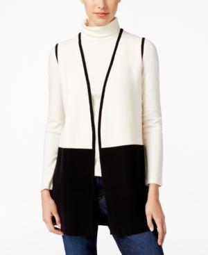 Charter Club Colorblocked Sweater Vest, Only At Macy's