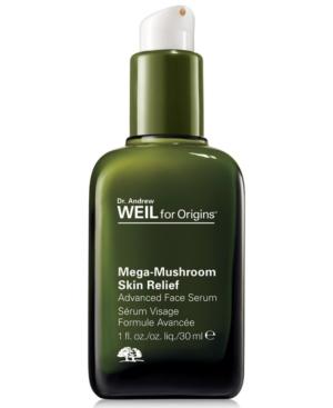Origins Dr. Weil Mega-mushroom Skin Relief Advanced Face Serum, 1.0 Fl. Oz.