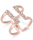 I.n.c. Crystal Hinged Open Cuff Bracelet, Created For Macy's