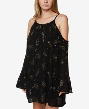 O'neill Juniors' Printed Cold-shoulder Dress