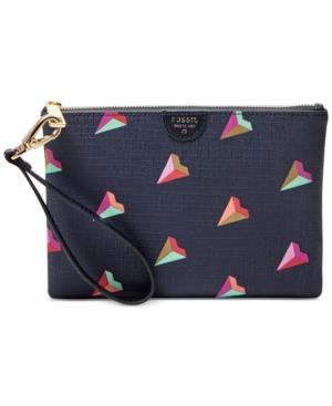 Fossil Valentines Day Hearts Small Wristlet