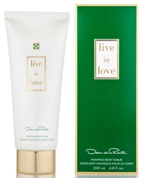 Oscar De La Renta Live In Love Foaming Body Scrub, 6.8 Oz