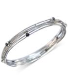 Charriol Black Spinel Multi-band Bracelet In Stainless Steel