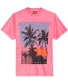 Univibe Men's La Palm Tree Graphic-print T-shirt