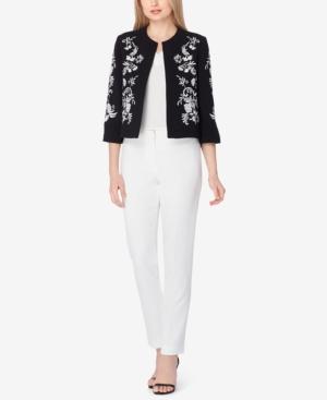 Tahari Asl Embroidered Blazer