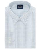 Eagle Men's Classic/regular Fit Non-iron Flex Collar Lagoon Check Dress Shirt