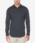 Perry Ellis Men's Cotton Stretch Geometric Print Shirt