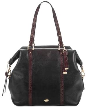 Brahmin Delaney Tote Black Tuscan Coast