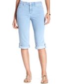 Style & Co. Cuffed Skimmer Jeans, Light Blue Wash