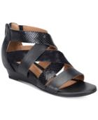 Sofft Rosaria Mixed-media Wedge Sandals Women's Shoes