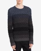Calvin Klein Jeans Men's Ombre Cable Sweater