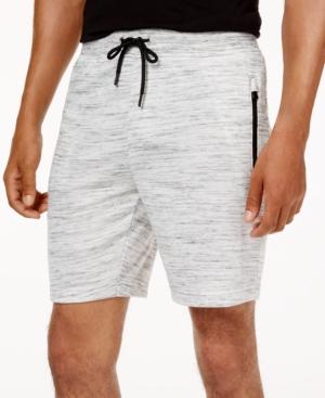 Univibe Men's Heathered Drawstring 8 Inseam Shorts