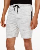 Univibe Men's Heathered Drawstring 8 Inseam Shorts