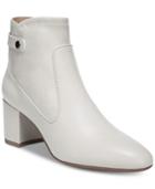 Franco Sarto Newton Block-heel Booties Women's Shoes