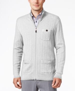 Tasso Elba Men's Ribbed Mock Turtleneck Sweater, Only At Macy's
