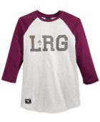 Lrg Men's Logo Raglan-sleeve T-shirt