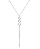 Inc International Concepts Geometric Pave Lariat Necklace, Only At Macy's